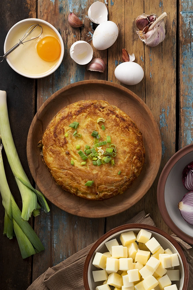 Torta de queijo, alho e tapioca - RECEITA - Laticinios Fazenda do Padre - laticinios tradicionais mineiros